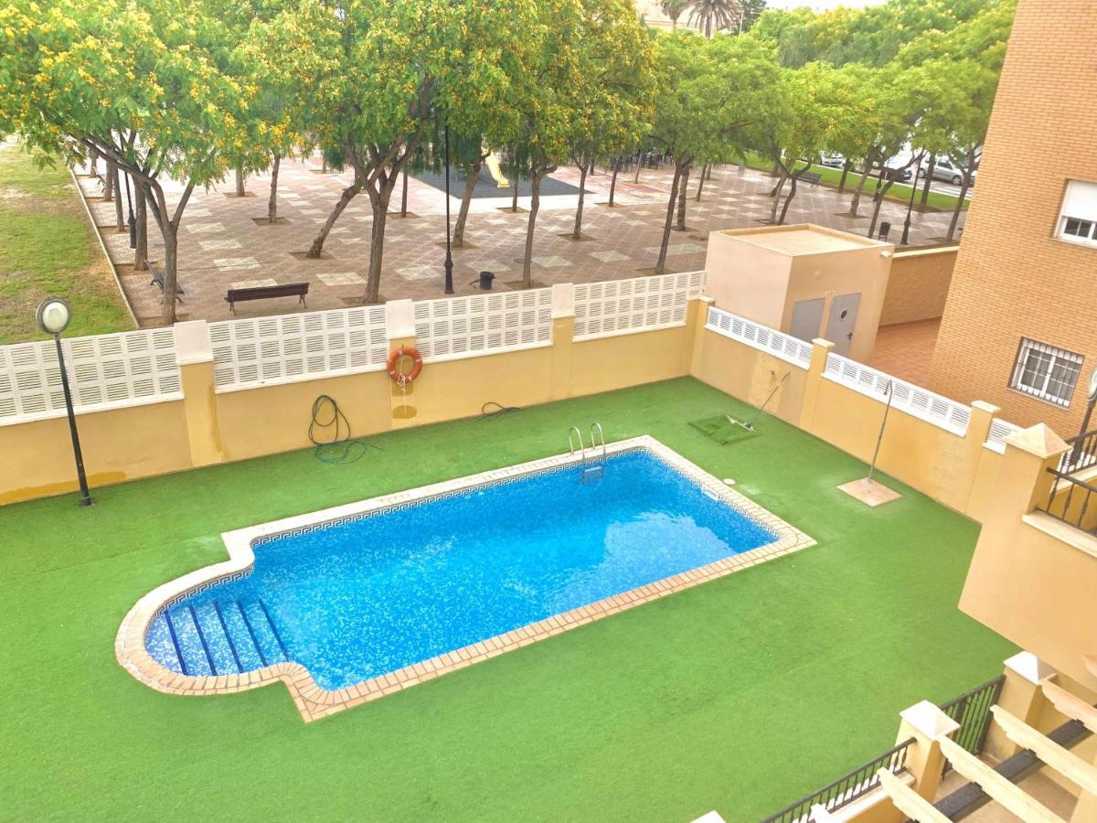 Casa Tino 500M Playa Terraza Garaje Piscina Aguadulce (Almeria) Exterior foto